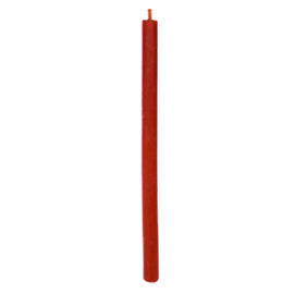 Свеча восковая натуральная Нр10шт 15 см красная 